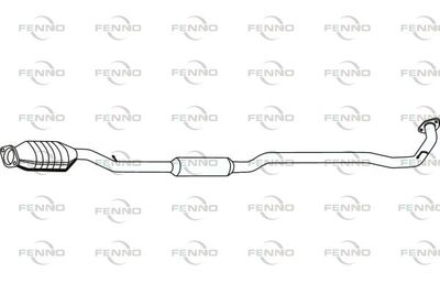 Катализатор FENNO P8106CAT для MITSUBISHI OUTLANDER