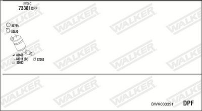 Изпускателна система WALKER BWK033391