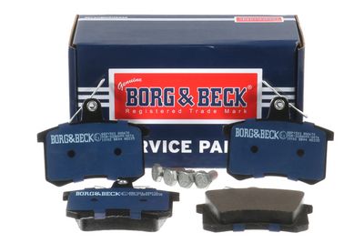комплект спирачно феродо, дискови спирачки BORG & BECK BBP1503