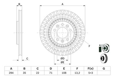 DISC FRANA BOSCH 0986479E32 4