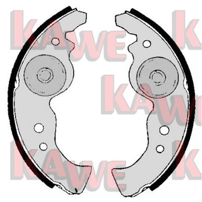 Комплект тормозных колодок KAWE 04370 для INNOCENTI MINI