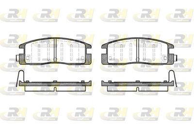 Комплект тормозных колодок, дисковый тормоз ROADHOUSE 2361.04 для ISUZU TROOPER