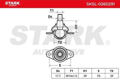 Шарнири STARK SKSL-0260291