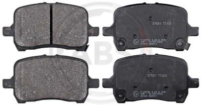 Zestaw klocków hamulcowych, hamulce tarczowe A.B.S. 37581
