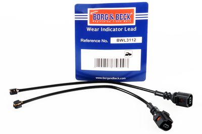 предупредителен контактен сензор, износване на накладките BORG & BECK BWL3112