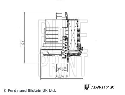 HYDRAULIKFILTER LAMELLENKUPPLUNG-ALLRADANTRIEB BLUE PRINT ADBP210120 2