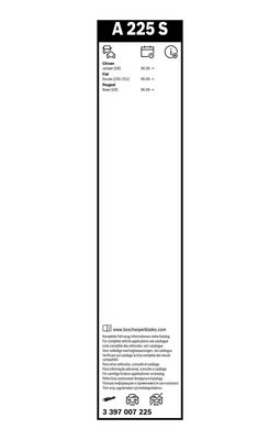 LAMELA STERGATOR BOSCH 3397007225 6