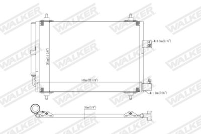CONDENSATOR CLIMATIZARE WALKER WCD00379 7