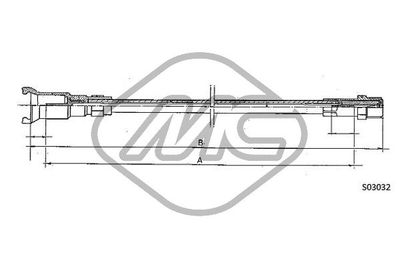 Linka tachografu METALCAUCHO 80781