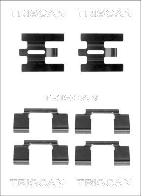 Комплектующие, колодки дискового тормоза TRISCAN 8105 271603 для VOLVO S90