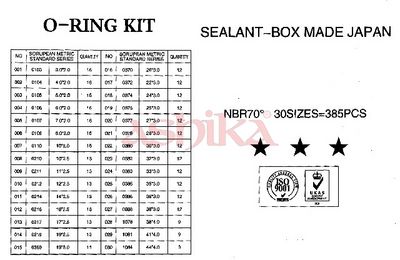 Faststofftetning ASHIKA ORINGKIT