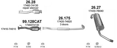 SISTEM DE ESAPAMENT POLMO POLMO00273