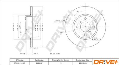 BREMSSCHEIBE DR!VE+ DP1010110187 2
