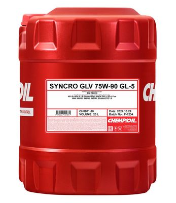 Chempioil Syncro GLV 75W-90 20L