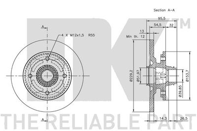 DISC FRANA NK 203206 1