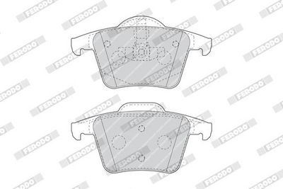 BREMSBELAGSATZ SCHEIBENBREMSE FERODO FDB1632 1