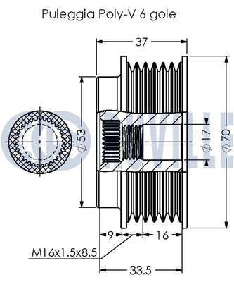 GENERATORFREILAUF RUVILLE 541028 1