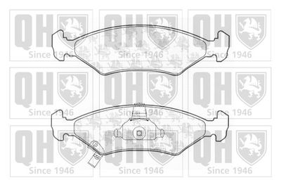 QUINTON HAZELL BP1225 Тормозные колодки и сигнализаторы для DAF CF FAD 410 QUINTON HAZELL BP1225 Тормозные колодки и сигнализаторы для DAF CF FAD 410