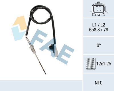 датчик, температура на изгорелите газове FAE 68646