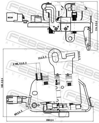 BOBINA APRINDERE FEBEST 12640012 1