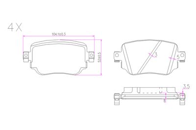 SET PLACUTE FRANA FRANA DISC