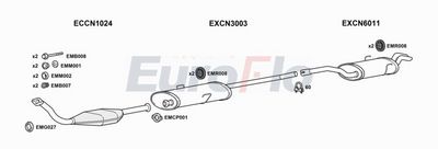 Układ wydechowy EUROFLO CNDIS20D7001A00