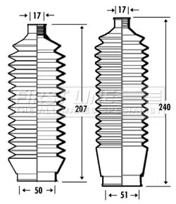 Bellow Kit, steering FIRST LINE FSG3343