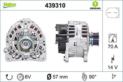генератор VALEO 439310