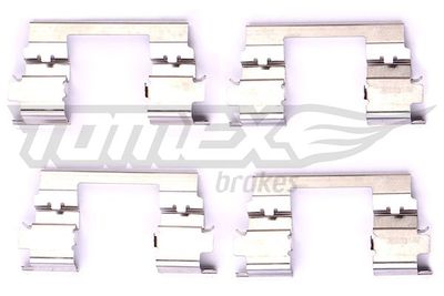 TOMEX Brakes Priedų komplektas, diskinių stabdžių trinkelės
