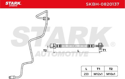 спирачен маркуч STARK SKBH-0820137