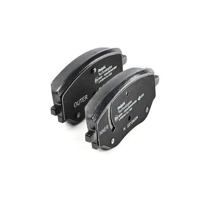 BREMSBELAGSATZ SCHEIBENBREMSE DELPHI LP3644 23