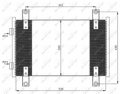 Kondensor, klimatanläggning NRF 35501