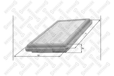 STELLOX 71-01286-SX Воздушный фильтр для VW TOUAREG (CR7)