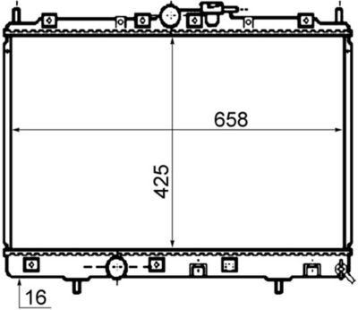 Radiateur - CR1073000S - MAHLE