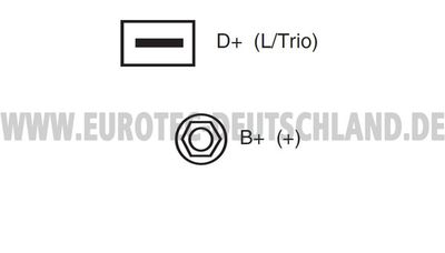 Генератор EUROTEC 12033340 для SEAT FURA