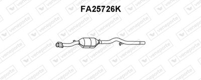 Катализатор VENEPORTE FA25726K для FIAT UNO