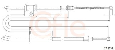 CABLU FRANA DE PARCARE