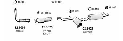Układ wydechowy ASSO ART0113