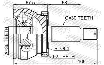 Joint Kit, drive shaft 1210-CMATA52