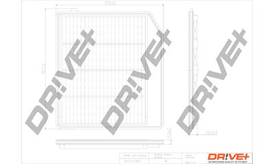Dr!ve+ DP1110.10.0627 Воздушный фильтр  для SUZUKI VITARA (Сузуки Витара)