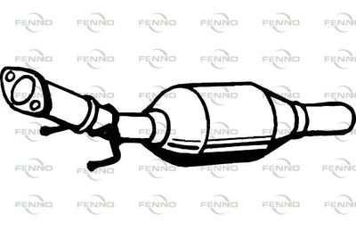 FENNO P8102CAT Катализатор  для MITSUBISHI COLT VI (Z3_A, Z2_A) 1.3 LPG