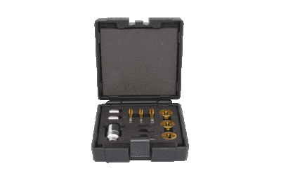 Ks Tools - Súprava na rezanie závitov pre matice a skrutky kolies 3/8", 11ks