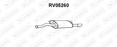 Глушитель выхлопных газов конечный VENEPORTE RV05260 для ROVER 45