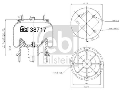 FEBI BILSTEIN Federbalg, Luftfederung