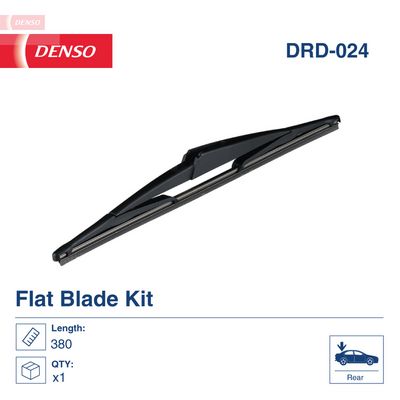 Wisserblad Flat Achter (1pcs) 380mm