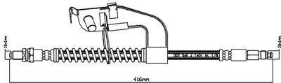 Brake Hose JURATEK JBH1043L