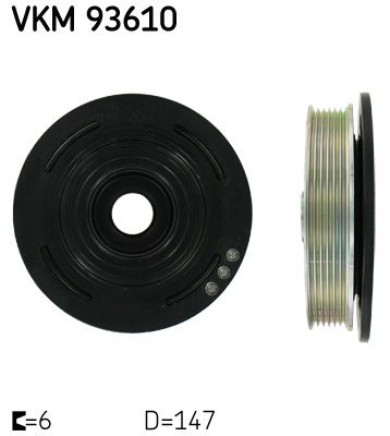 Ременный шкив, коленчатый вал SKF VKM 93610 для RENAULT AVANTIME