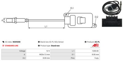 SENZOR NOX INJECTIE ADITIV AS-PL NOX9200 2