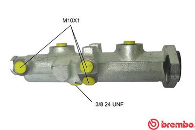 BREMBO M B1 002 Главный тормозной цилиндр 