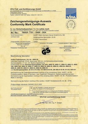 FEDERSPANNERSATZ FAHRWERKSFEDER HAZET 49002A3 5